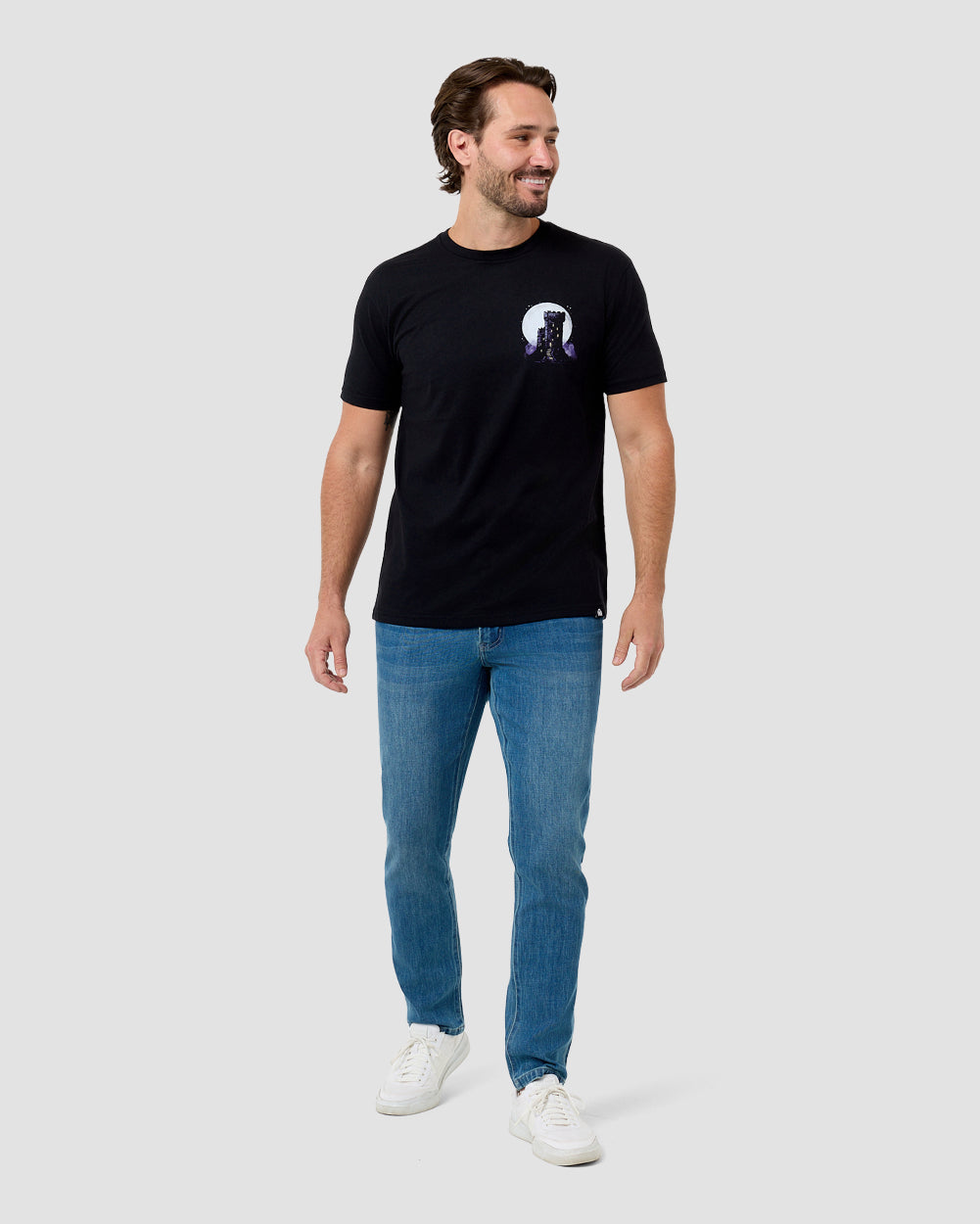 Midnight Siege Tee-Black-Regular-Full--Model