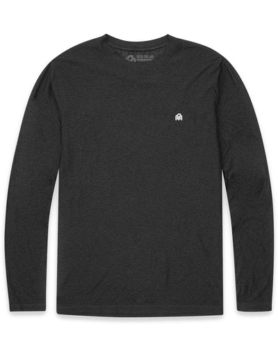 Long Sleeve Active Tee - Branded-Charcoal-Mock
