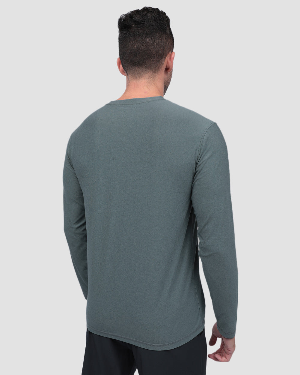 Long Sleeve Active Tee - Branded-Indigo-Back--Zach---L