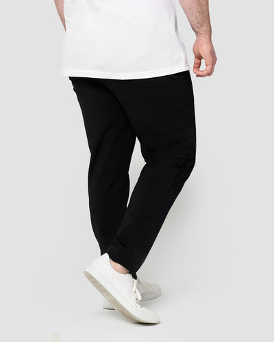 All Day Pants - Straight Fit-Black-33"-Plus-Back--Model---40