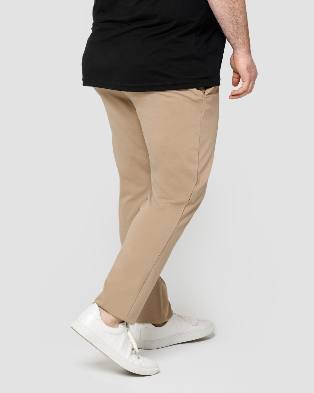 All Day Pants - Straight Fit-Khaki-33"-Plus-Back--Model---40