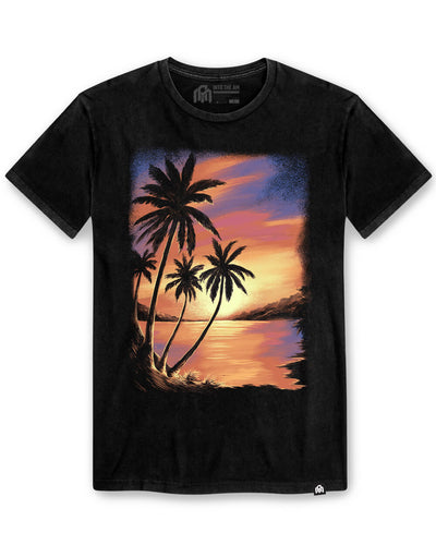 Amber Coast Vintage Tee-Vintage Black-Regular-Mock--Model---L