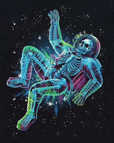 Astral Bones Glow-in-the-Dark Tee-Black-Regular-Swatch--Model---L