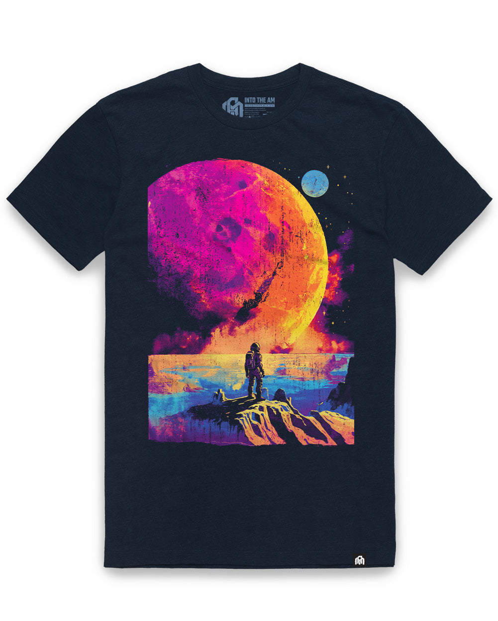 Astral Quest Tee-Sueded Navy-Regular-Mock--Model---L