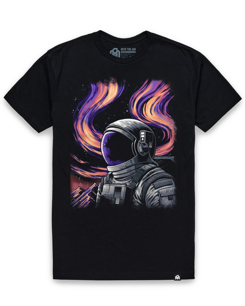 Aurora Drift Tee-Black-Regular-Mock--Model---L