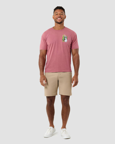 Barrel Falls Tee-Heather Mauve-Regular-Full--Model---L