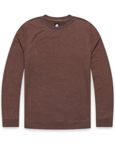 Crewneck Sweatshirt - Non-Branded-Brown-Regular-Mock--Zac---L
