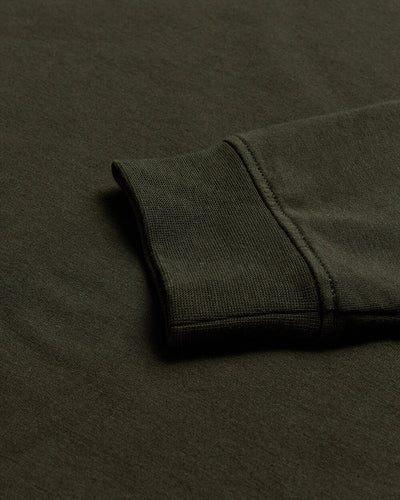 Crewneck Sweatshirt - Non-Branded-Midnight Olive-Regular-Detail2--Zac---L