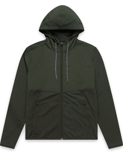 Daybreak Performance Jacket-Midnight Olive-Regular-Mock--Model---L