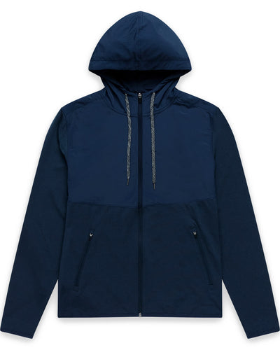 Daybreak Performance Jacket-Navy-Regular-Mock--Model---L