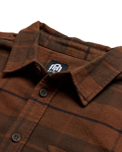 Fairbanks Flannel-Brown-Regular-Detail--Model---L