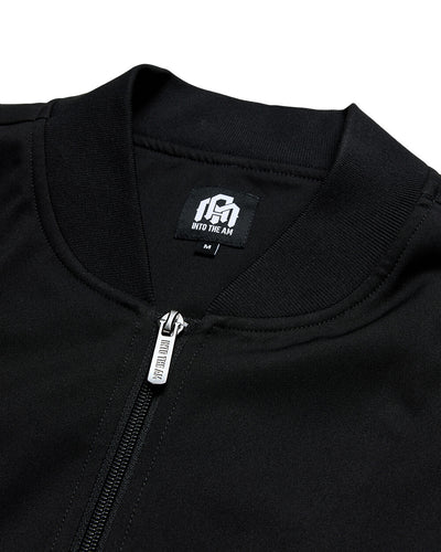 Heritage Bomber Jacket-Black-Regular-Detail2--Zac---L
