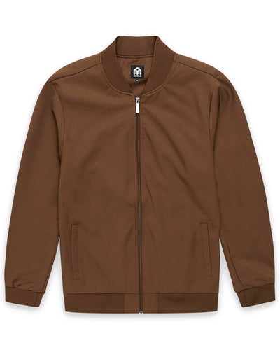Heritage Bomber Jacket-Brown-Regular-Mock--Zac---L
