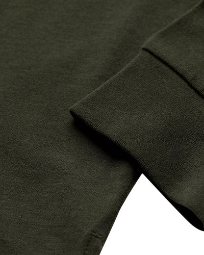 Long Sleeve Polo - Non-Branded-Midnight Olive-Reg-Regular-Detail--Zac---L
