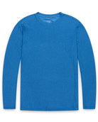 Long Sleeve Active Tee - Non-Branded-Cool Blue-Regular-Mock--Model---L