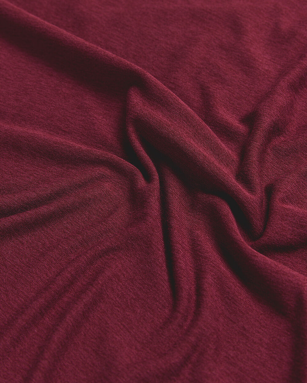 Long Sleeve Active Tee - Non-Branded-Dark Maroon-Regular-Detail--Model---L