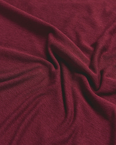 Long Sleeve Active Tee - Non-Branded-Dark Maroon-Regular-Detail--Model---L