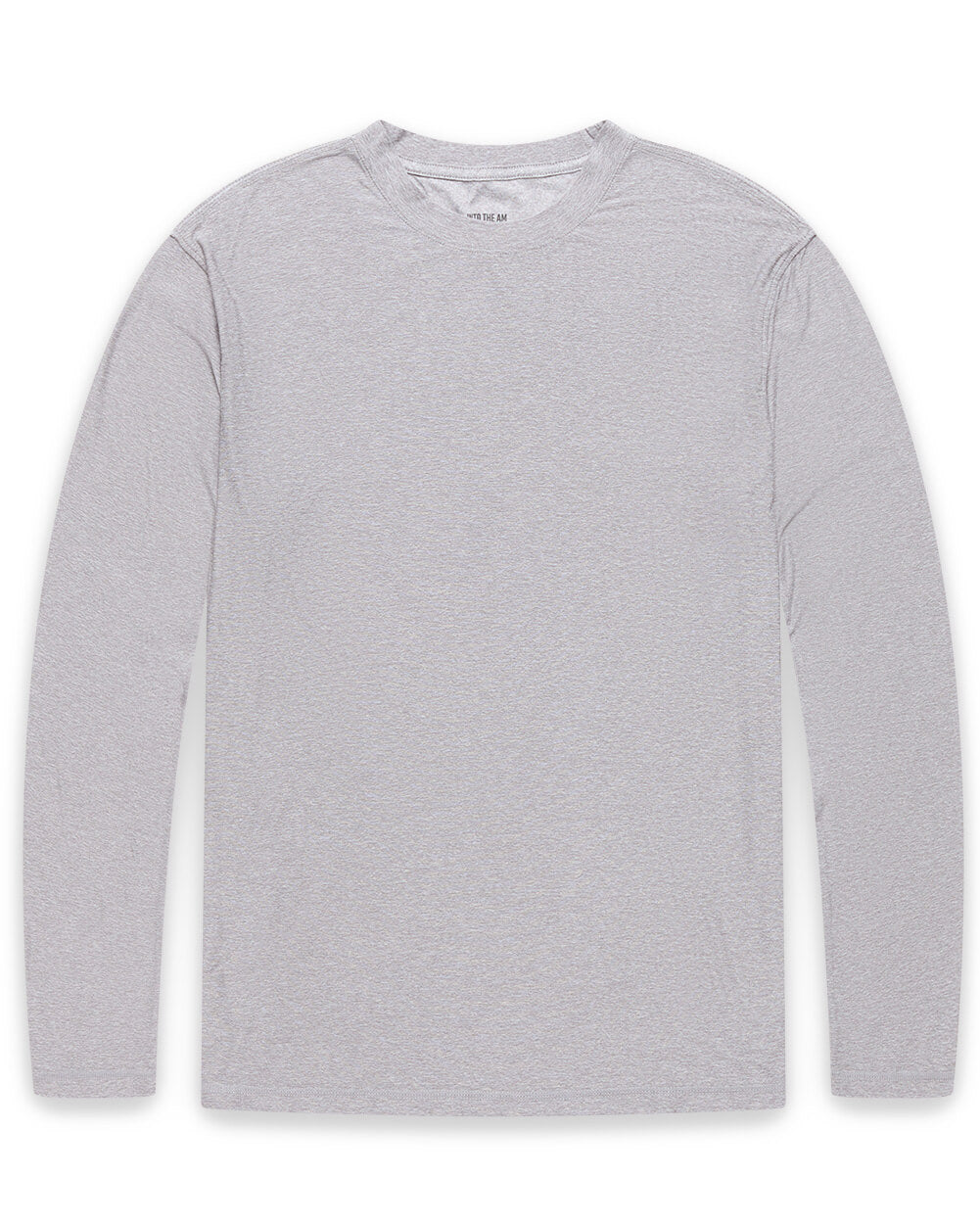 Long Sleeve Active Tee - Non-Branded-Grey-Regular-Mock--Model---L