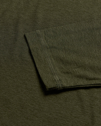 Long Sleeve Active Tee - Non-Branded-Midnight Olive-Regular-Detail--Model---L