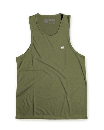 Tank - Branded-Olive Green-Regular-Mock--Alex---M