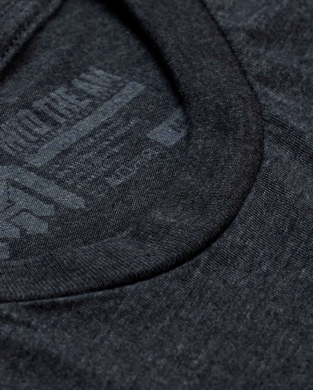Basic Tee - Branded-Charcoal-Tall-Regular-Detail--Model---L