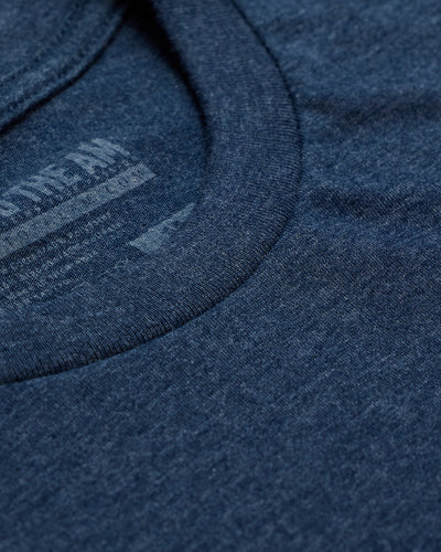 Basic Tee - Non-Branded-Navy-Tall-Regular-Detail--Model---M