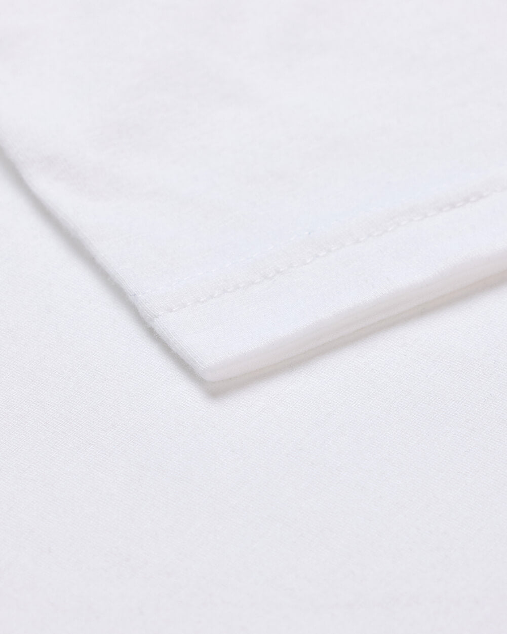 Basic Tee - Branded-White-Detail1--Model---M-Regular