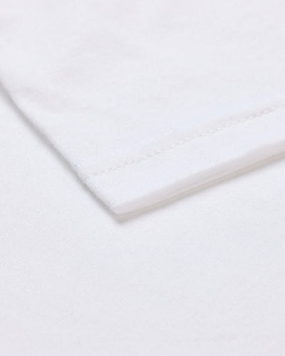 Basic Tee - Branded-White-Detail1--Model---M-Regular