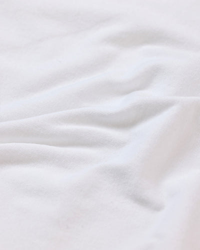 Basic Tee - Non-Branded-White-Tall-Regular-Detail--Model---M