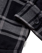 Ridgeview Flannel Jacket-Black Multi Plaid-Regular-Detail--Model---L