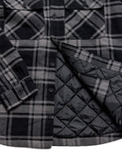 Ridgeview Flannel Jacket-Black Multi Plaid-Regular-Detail--Model---L