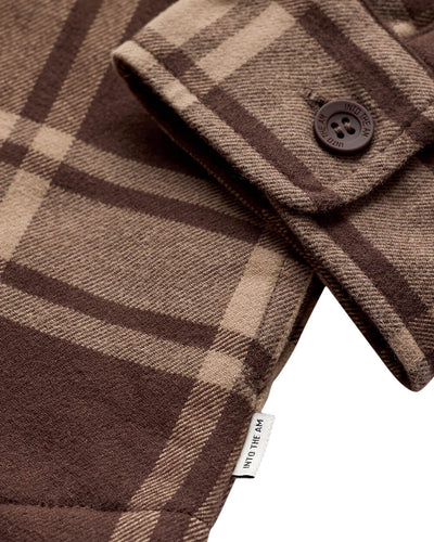 Ridgeview Flannel Jacket - Non-Branded-Brown Multi Plaid-Regular-Detail--Zac---L