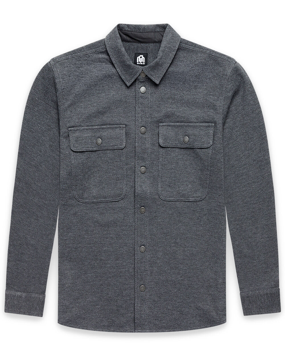 Sierra Shirt Jacket-Charcoal-Mock--Chase---M