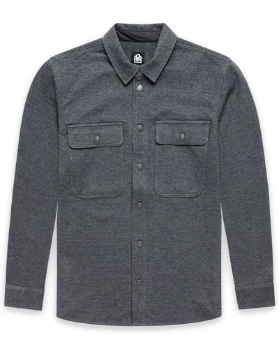 Sierra Shirt Jacket-Charcoal-Mock--Chase---M