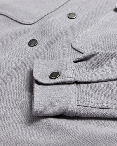 Sierra Shirt Jacket-Grey-Regular-Detail--Zac---L
