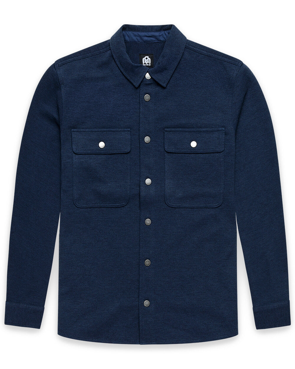 Sierra Shirt Jacket-Navy-Regular-Mock--Model---L