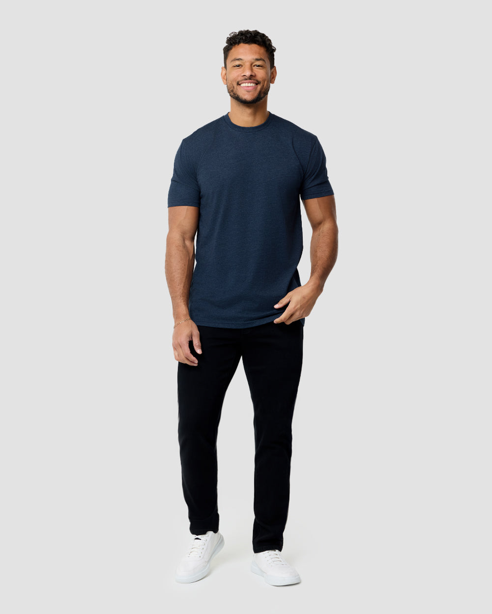 Basic Tee - Tall - Non-Branded-Navy-Regular-Full--Nico---L