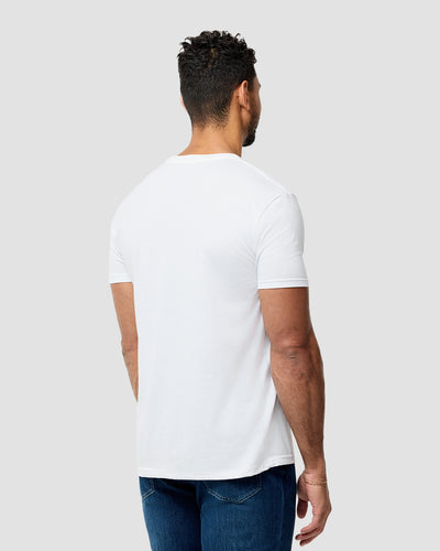 Basic Tee - Non-Branded-White-Detail--Alex---M-Regular