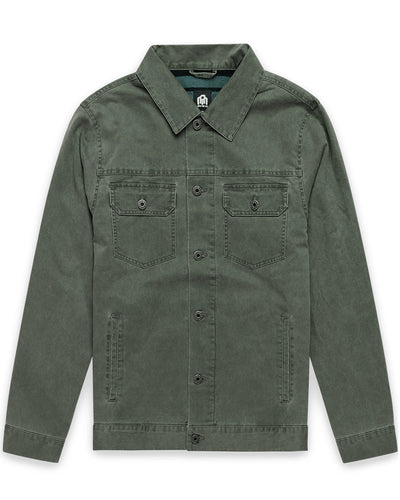 Tradesman Trucker Jacket - Non-Branded-Dark Olive-Mock--Zac---M