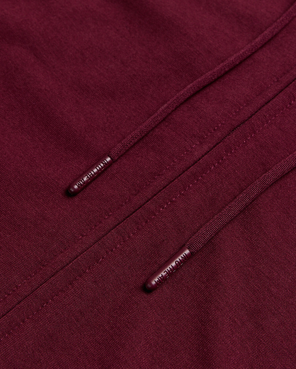 Zip-Up Hoodie - Non-Branded-Dark Maroon-Regular-Detail--Model---L