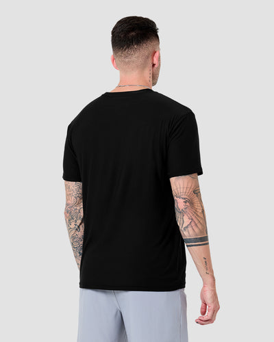 Active Tee-Black-Tall-Regular-Back--Model---L