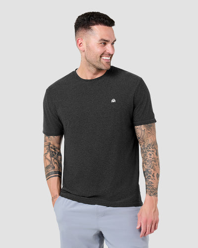 Active Tee-Charcoal-Reg-Regular-Front--Model---L