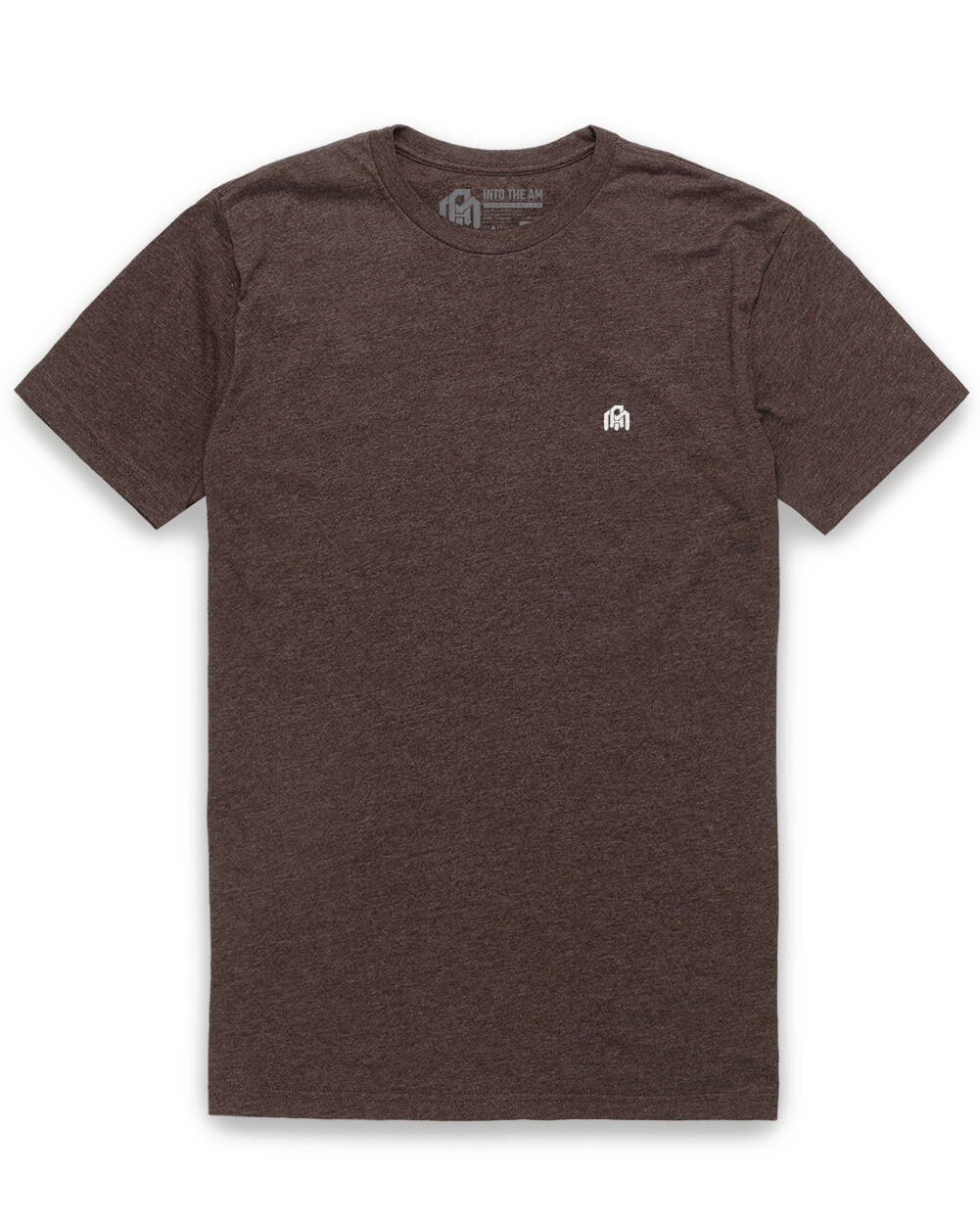 Basic Tee - Branded-Brown-Tall-Regular-Mock--Model---L