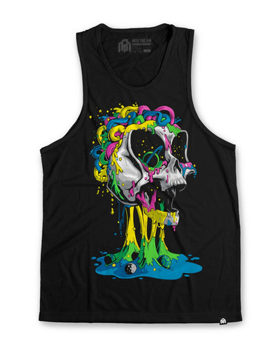 Brain Invader Tank-Black-Regular-Mock--Model---L