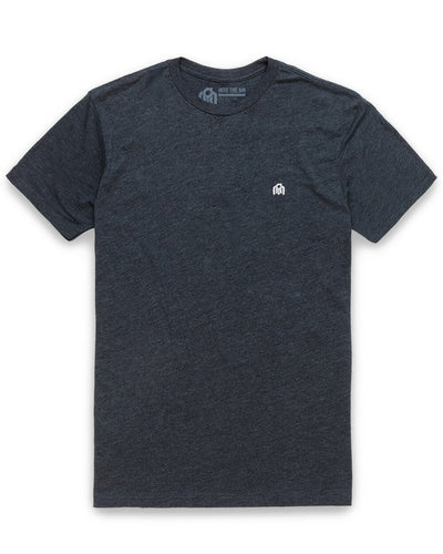 Basic Tee - Branded-Charcoal-Regular-Mock--Model---L