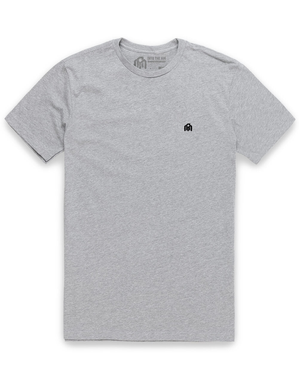 Basic Tee - Branded-Grey-Reg-Regular-Mock--Model---L