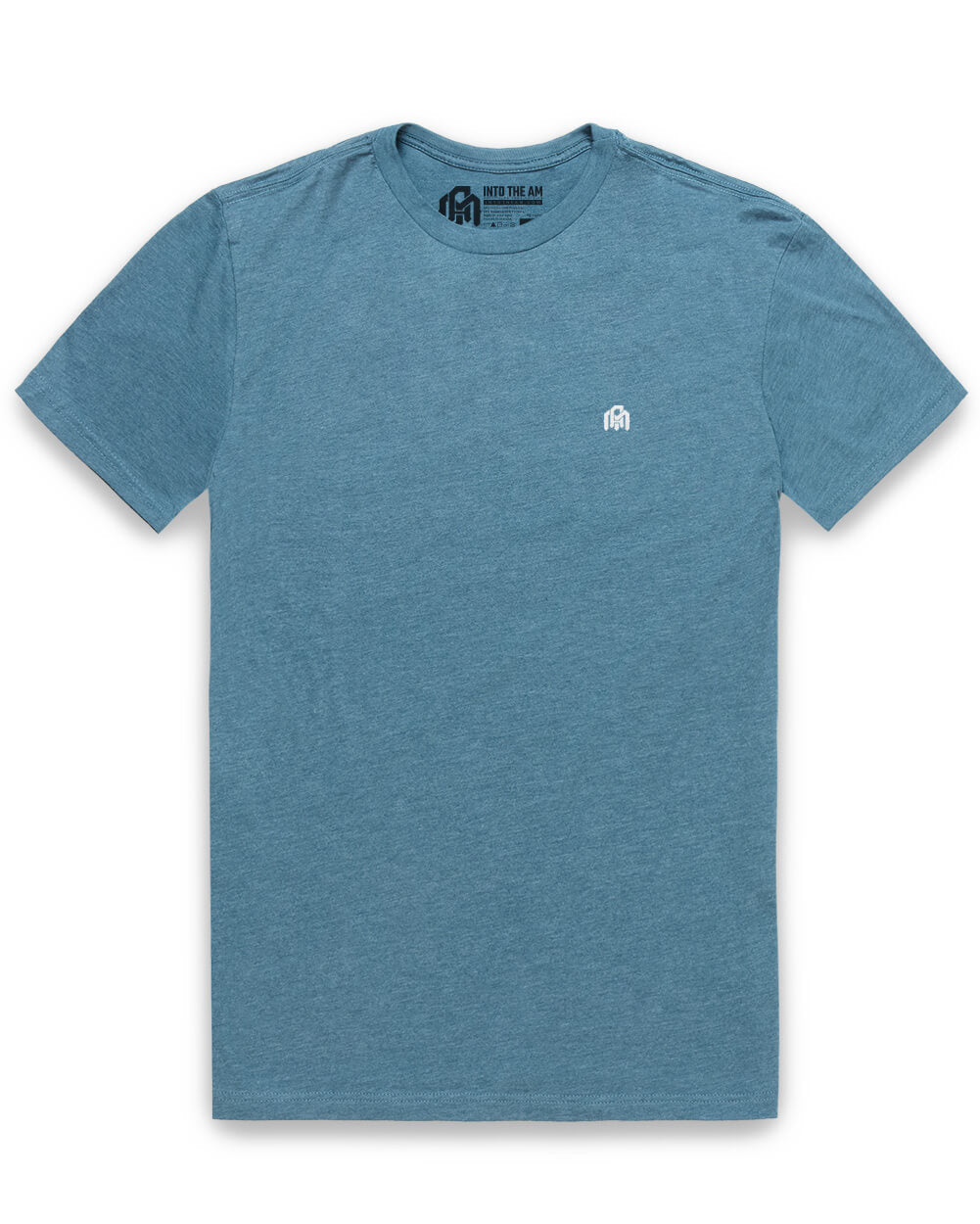 Basic Tee - Branded-Indigo-Mock--Model---M-Regular