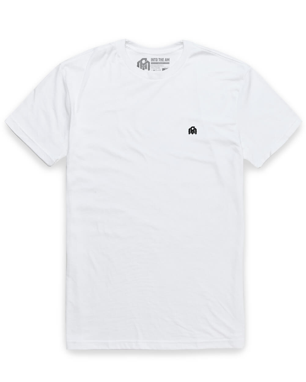 Basic Tee - Branded-White-Mock--Model---M-Regular