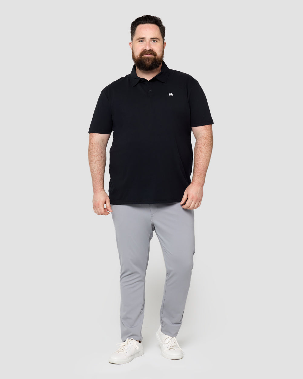 Polo - Branded-Black-Full--Ross---2XL-Regular