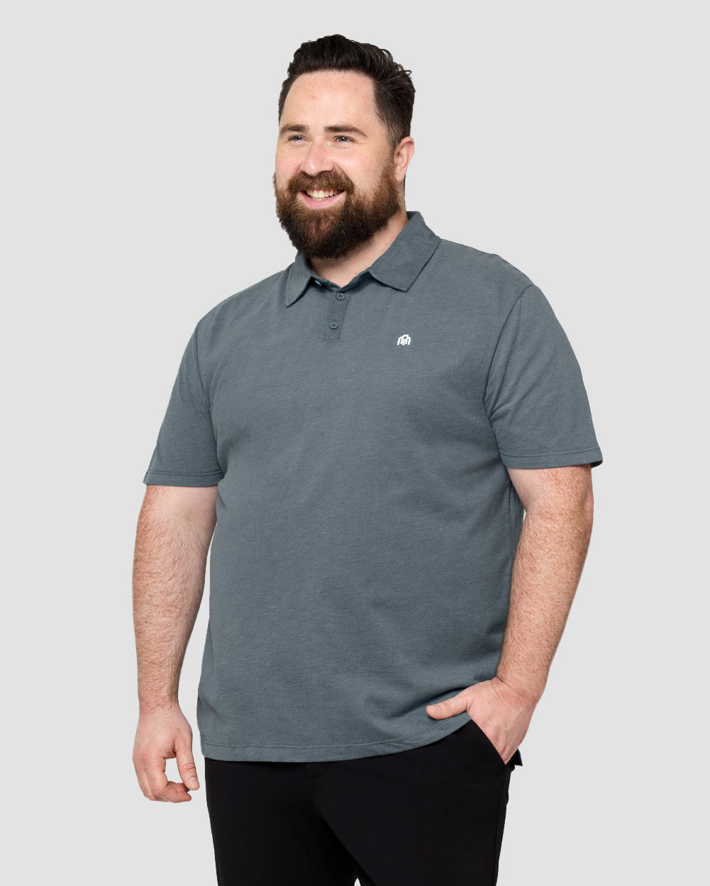 Polo - Branded-Indigo-Front--Ross---2XL-Regular